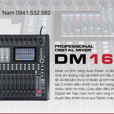 SUMICO DM16 mixer 16 kênh kỹ thuật số