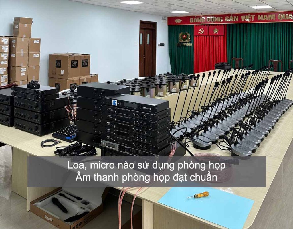 Loa, micro nào sử dụng phòng họp – Âm thanh phòng họp đạt chuẩn