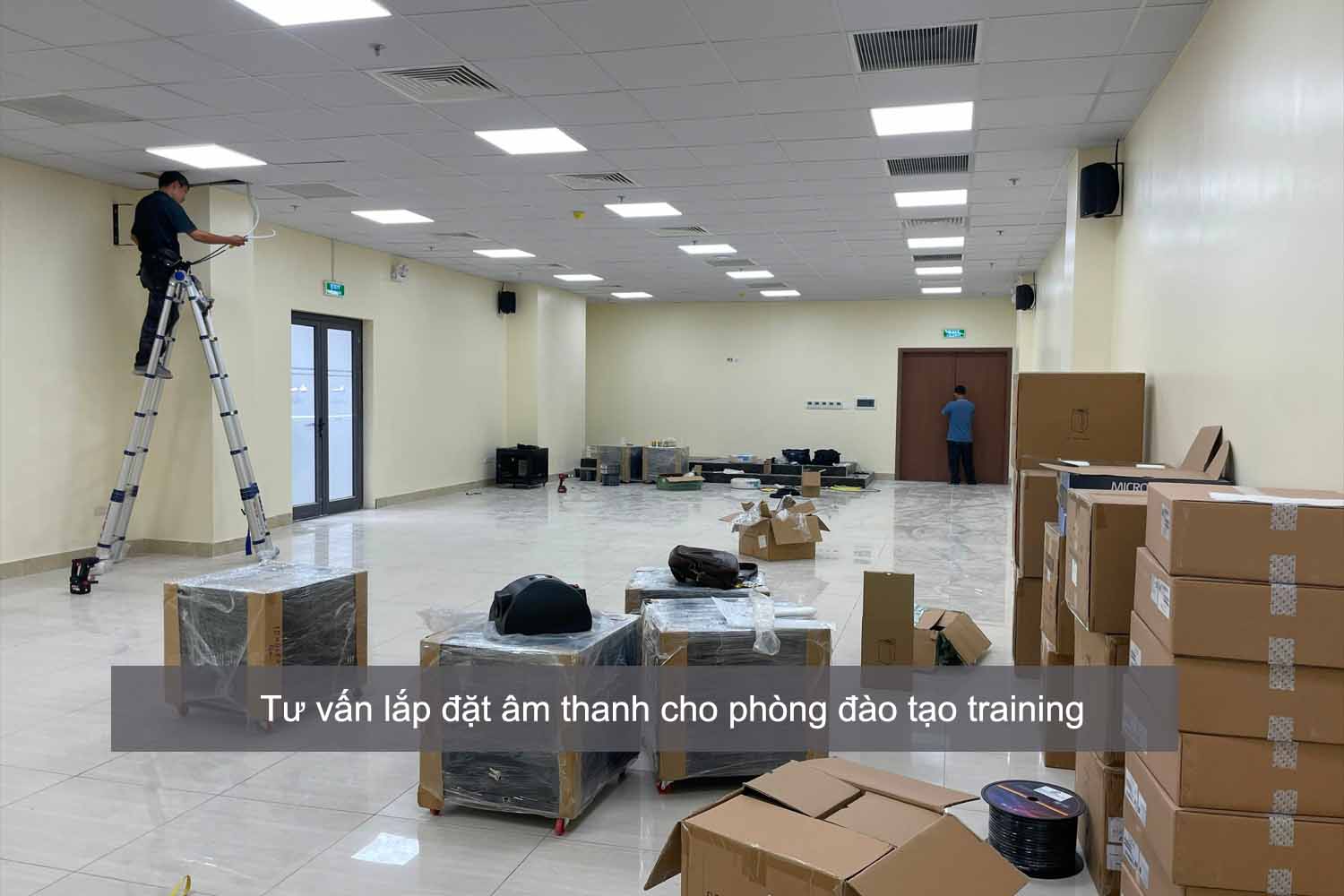 Tư vấn lắp đặt âm thanh cho phòng đào tạo training