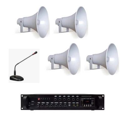 Bộ âm thanh 4 loa thông báo nhà máy