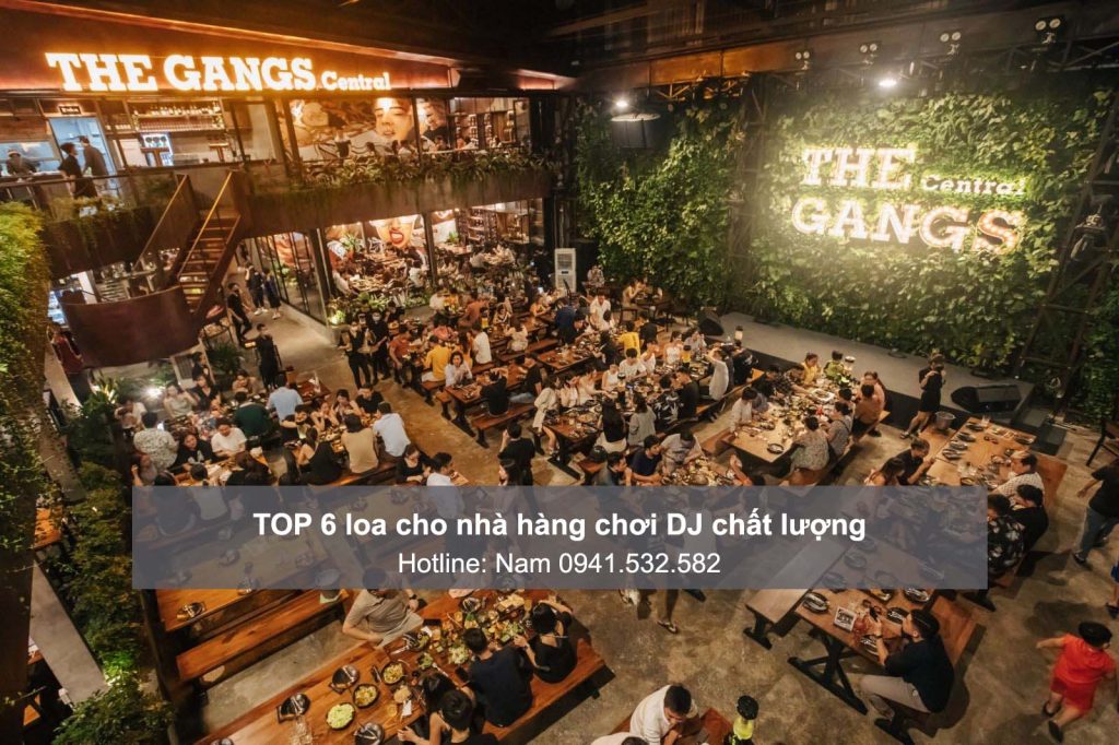 TOP 6 loa cho nhà hàng chơi DJ chất lượng