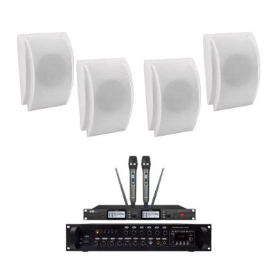 Bộ âm thanh phòng học giá rẻ sử dụng loa 10W