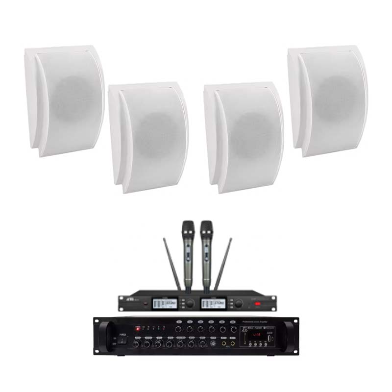 Bộ âm thanh phòng học giá rẻ sử dụng loa 10W