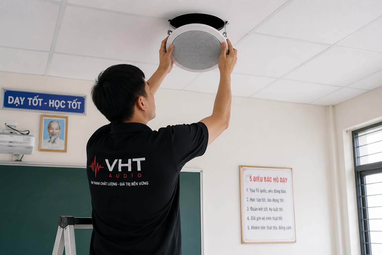 Đơn Vị Lắp Đặt Âm Thanh Phòng Học Giảng Dạy Uy Tín VHT Audio