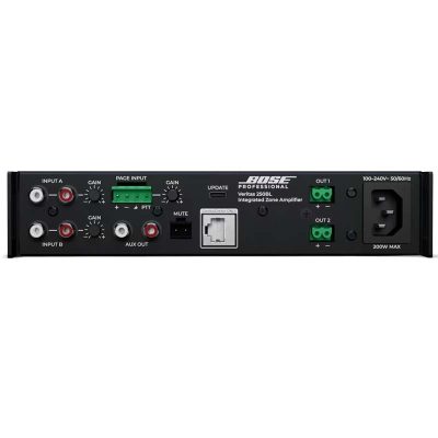 Veritas 250BL mặt sau amply Bose