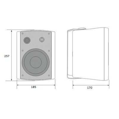 Loa gắn tường IP PoE FIP-920POE