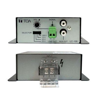 Bộ chuyển đổi âm thanh 100V qua line TOA LC-100-AS