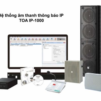 Hệ thống âm thanh thông báo IP TOA IP-1000