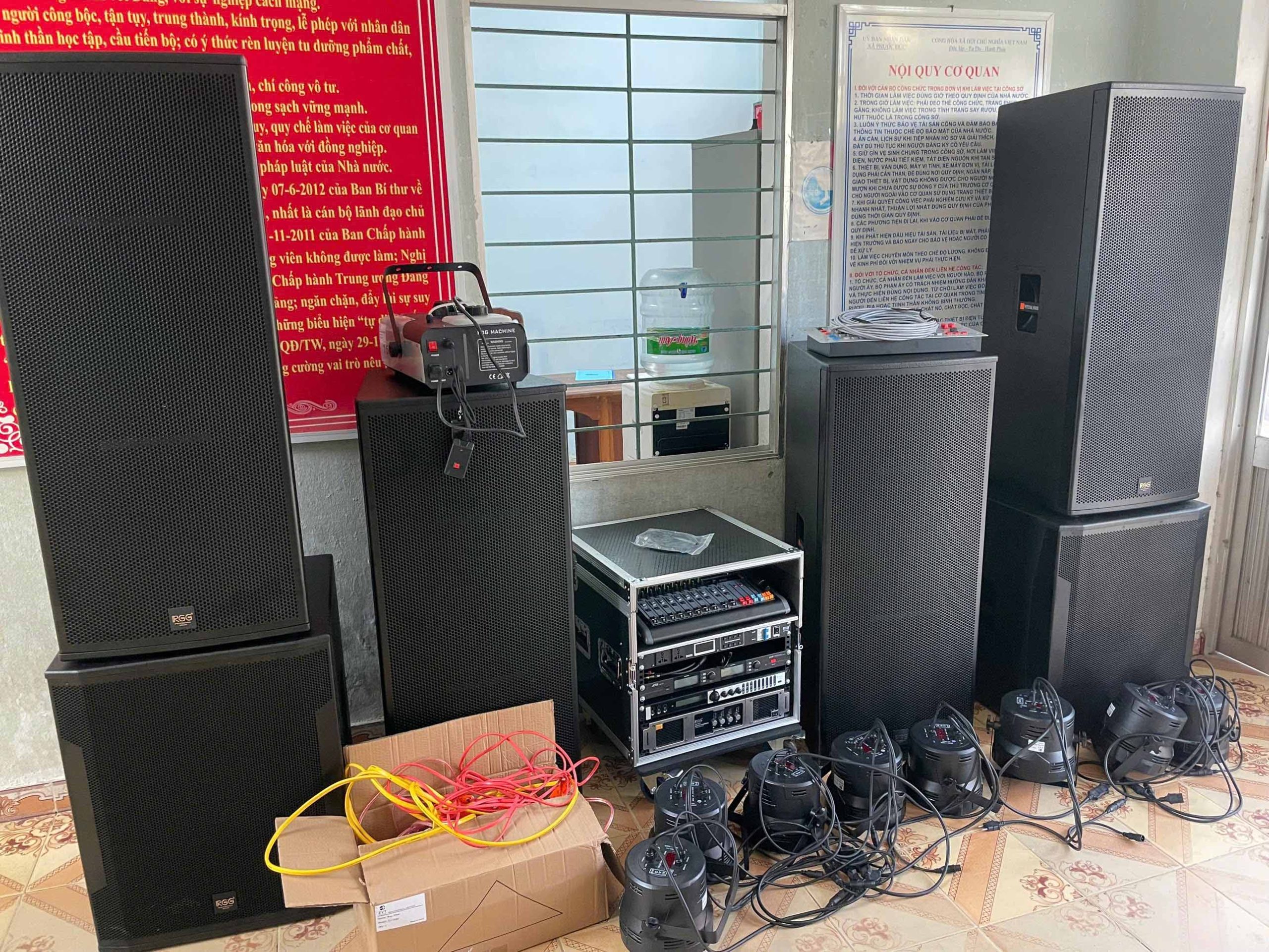 Hệ thốnh loa full toàn dải phụ vụ văn nghệ