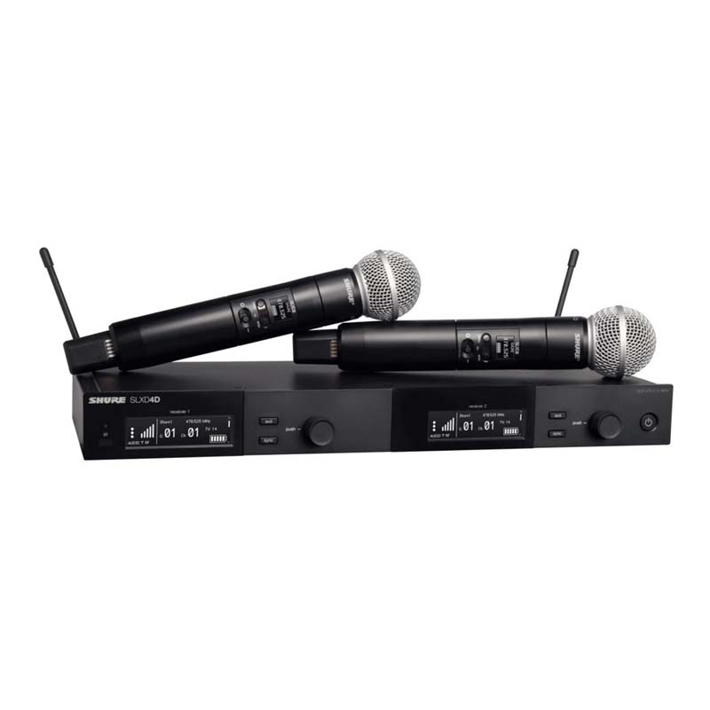 Micro không dây 2 micro Shure SLXD24DA/SM58