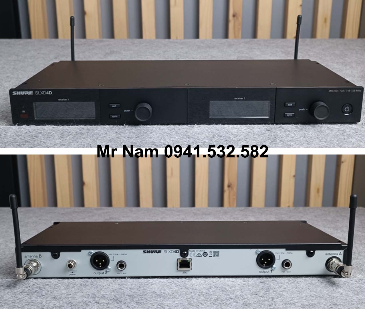 Shure SLXD24DA/SM58 (Đầu thu)