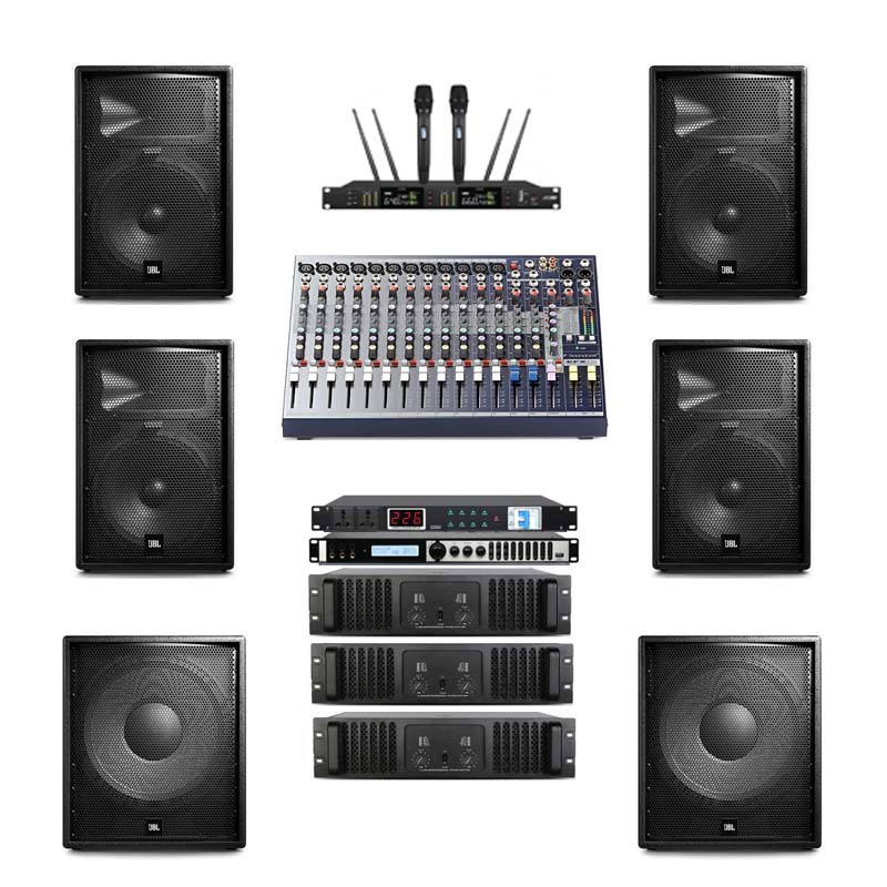 Thi công âm thanh hội trường JBL 180 triệu