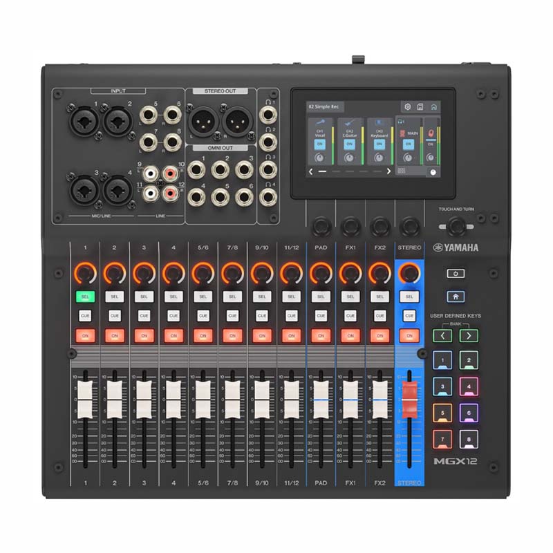 Bàn mixer kỹ thuật số Yamaha MGX12