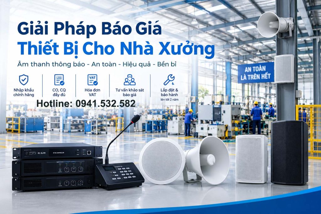 Giải Pháp Báo Giá Thiết Bị Cho Nhà Xưởng