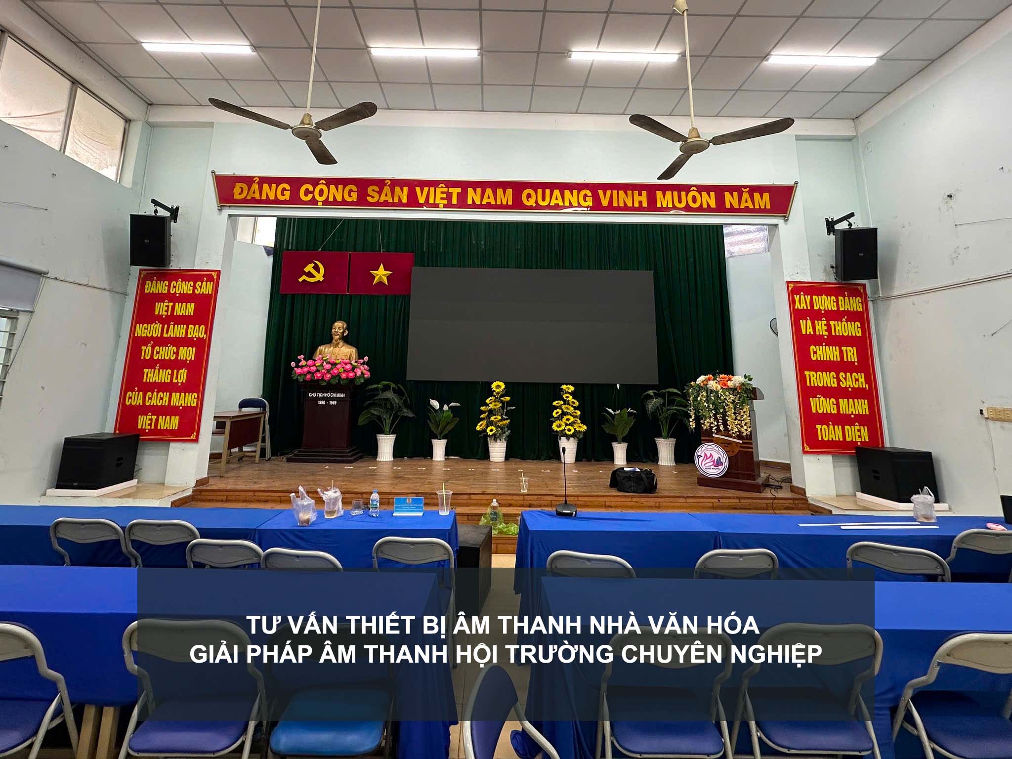 TƯ VẤN THIẾT BỊ ÂM THANH NHÀ VĂN HÓA